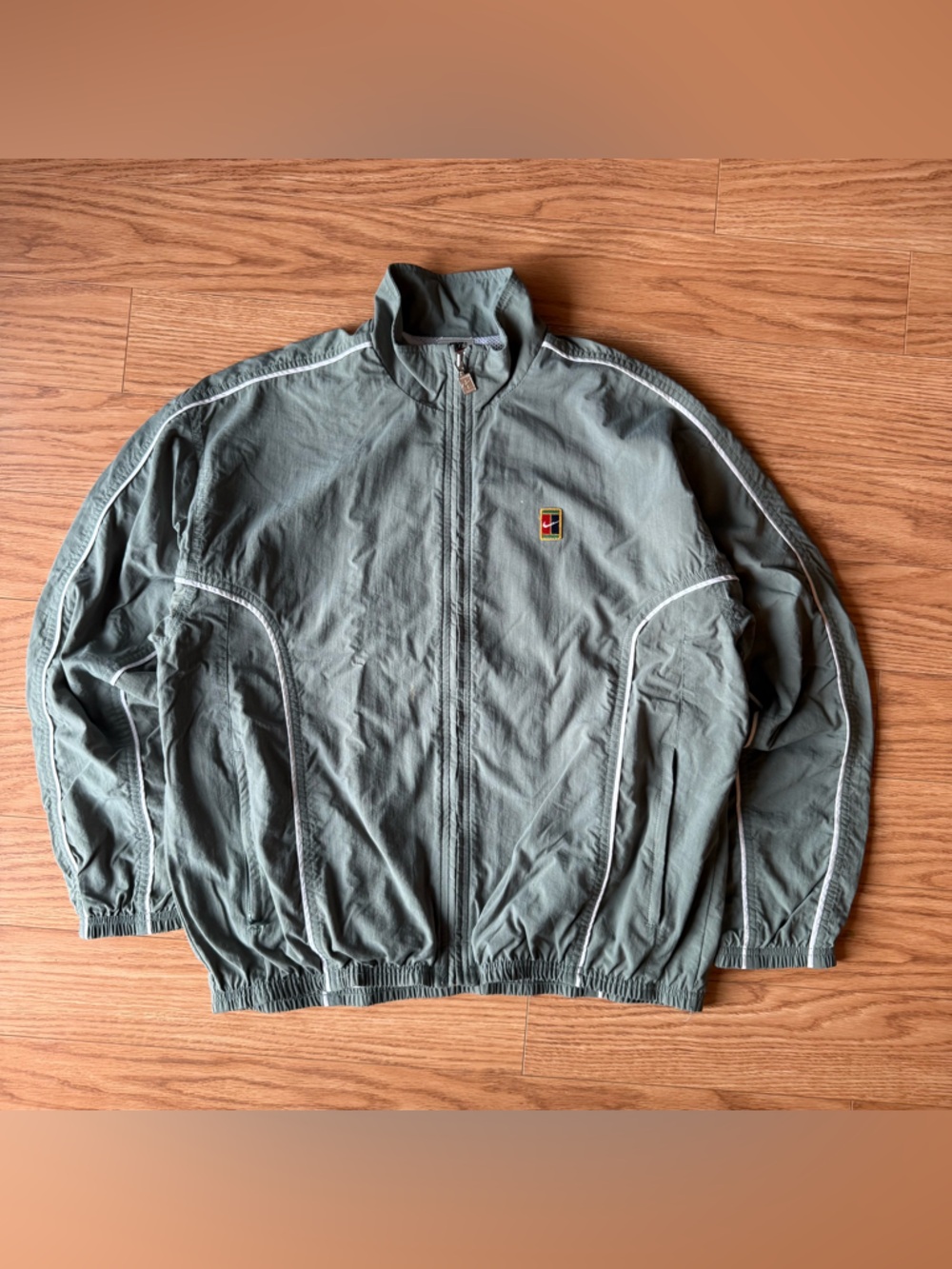 90s Nike Tag Windbreaker Embroidered Logo Men's Lightweight Track Jacket Nylon